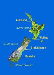 NZ seen by satellite