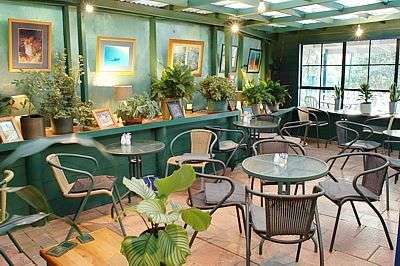 a convivial atmosphere with a  marine theme