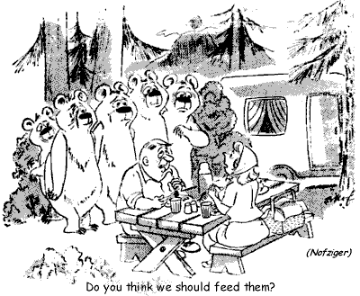 cartoon: is feeding in parks beneficial?
