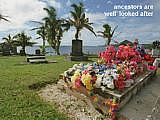 a grave site in Niue