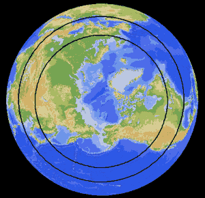 continents around the north pole