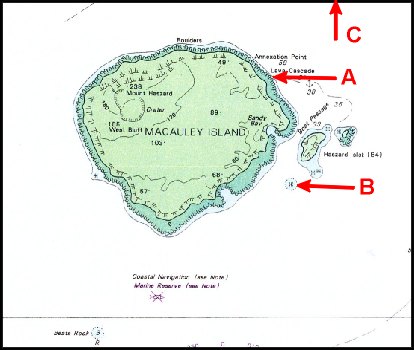 Diving around Macauley Island