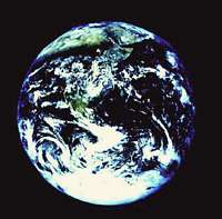 planet Earth seen from space