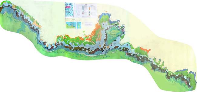 Habitat map of Goat Island marine reserve
