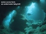 a labyrinth in an underwater cave