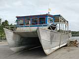 'Super Alia' out of the water for repair